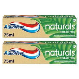 Pasta do zębów AQUAFRESH Naturals Herbal Fresh 75 ml 2 szt.