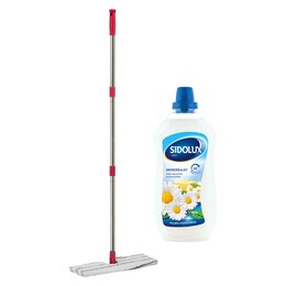 Mop płaski DIRT DEVIL E4650 + Płyn do mycia podłóg SIDOLUX Mydło Marsylskie 1000 ml