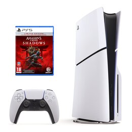 Konsola SONY PlayStation 5 Slim + Assassin's Creed Shadows - Edycja Limitowana Gra PS5