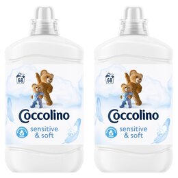 Płyn do płukania COCCOLINO Sensitive Soft 2 x 1700 ml