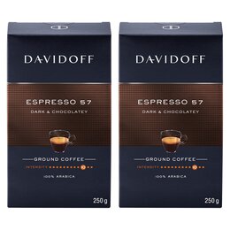 Kawa mielona DAVIDOFF Espresso 57 Arabica 2 x 0.25 kg