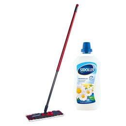 Mop płaski VILEDA UltraMax + Płyn do mycia podłóg SIDOLUX Mydło Marsylskie 1000 ml