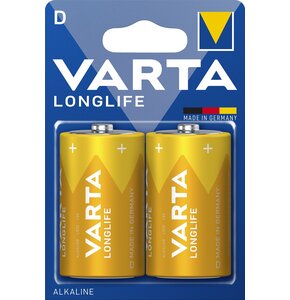 Baterie D LR20 VARTA Long Life (2 szt.)