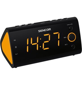 Radiobudzik SENCOR SRC 170 OR Czarno - pomarańczowy