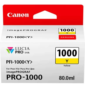 Tusz CANON PFI-1000 Żółty 80 ml 0549C001