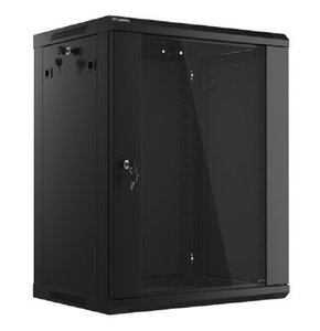 Szafa RACK LANBERG 19" 15U WF01-6415-10B 600 x 450 mm, Wisząca Czarny