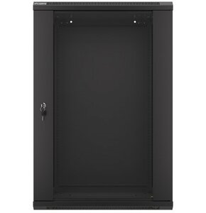 Szafa RACK LANBERG 19" 18U WF01-6418-10B 600 x 450 mm, Wisząca Czarny