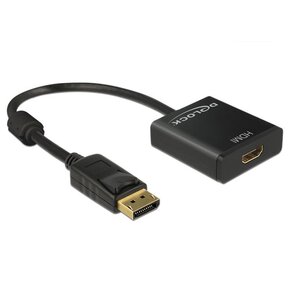 Adapter DisplayPort - HDMI DELOCK 0.2 m