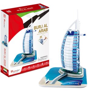 Puzzle 3D CUBIC FUN Burj Al Arab C065H (46 elementów)