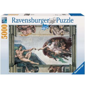 Puzzle RAVENSBURGER Michał Anioł: Stworzenie Adama 17408 (5000 elementów)