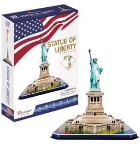 Puzzle 3D CUBIC FUN Statua Wolności C080H (40 elementów)