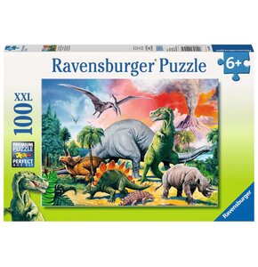 Puzzle RAVENSBURGER Premium Dinozaury 10957 (100 elementów)