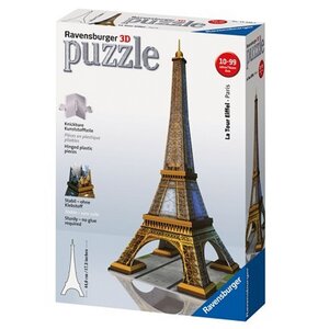 Puzzle 3D RAVENSBURGER Wieża Eiffla (216 elementów)
