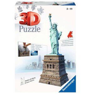 Puzzle 3D RAVENSBURGER Budowle Statua Wolności (108 elementów)