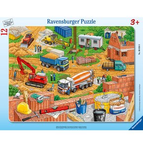 Puzzle RAVENSBURGER Co tu pasuje?: Plac budowy 60580 (12 elementów)