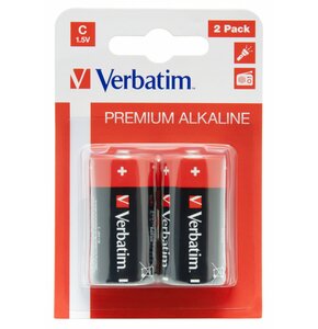 Baterie C LR14 VERBATIM Premium Alkaline (2 szt.)