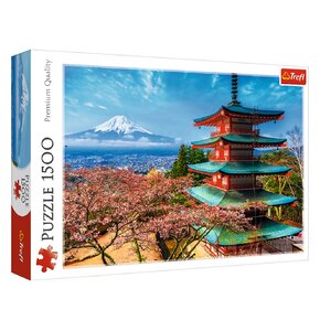 Puzzle TREFL Góra Fudżi (1500 elementów)