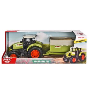 Traktor DICKIE TOYS Farm Claas Ares z przyczepą 203739000