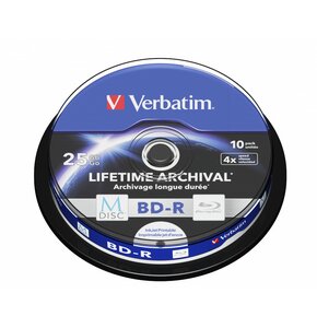 Płyta VERBATIM  BD-R M-DISC Inkjet Printable (10 Cake)