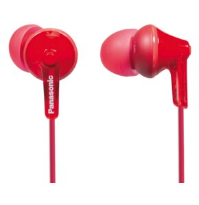 Słuchawki dokanałowe PANASONIC RP-HJE125E-R Czerwony