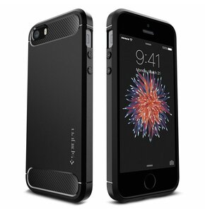 Etui SPIGEN Rugged Armor do Apple iPhone 5s/SE Czarny