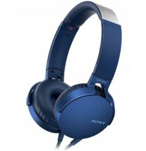 Słuchawki nauszne SONY MDR-XB550APL z mikrofonem Niebieski