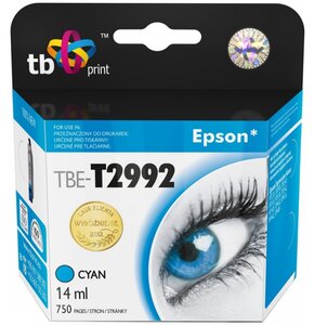 Tusz TB PRINT do Epson T2992 Błękitny 14 ml TBE-T2992