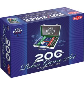 Gra karciana TACTIC Poker Pro 200 żetonów 03090