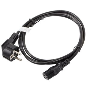 Kabel zasilający Schuko (kątowy) - IEC 320 C13 LANBERG 1.8 m