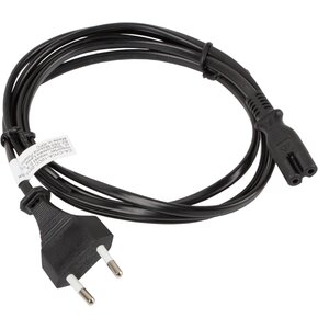 Kabel zasilający EU 2 pin (CEE 7/16) - IEC 320 C7 LANBERG 1.8 m