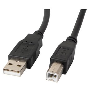 Kabel USB-A - USB-B LANBERG CA-USBA-10CC-0030-BK 3 m