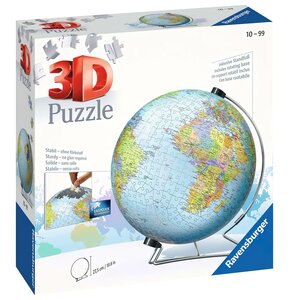 Puzzle 3D RAVENSBURGER Kula: Dziecinny Globus 12436 (540 elementów)