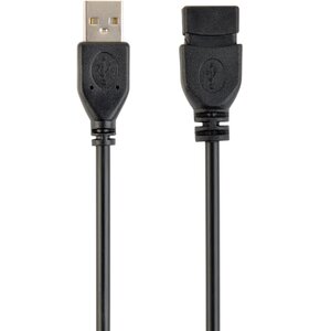 Przedłużacz USB-A - USB-A GEMBIRD CCP-USB2-AMAF 0.15 m
