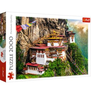 Puzzle TREFL Premium Quality Tygrysie gniazdo, Bhutan 27092 (2000 elementów)