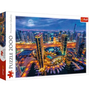 Puzzle TREFL Premium Quality Światła Dubaju 27094 (2000 elementów)