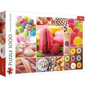 Puzzle TREFL Premium Quality: Cukierki - kolaż 10469 (1000 elementów)