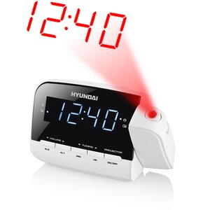 Radiobudzik HYUNDAI RAC481PLLWW Projektor
