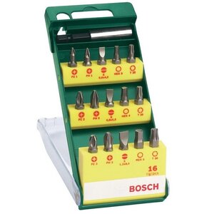 Zestaw BOSCH do wkręcania (16 sztuk)