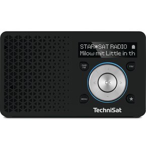 Radio TECHNISAT Digitradio 1 Cyfrowe Przenośne Czarno-srebrny