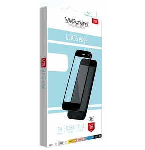 Szkło hartowane MYSCREEN Lite Glass Edge do Samsung Galaxy A8 Czarny