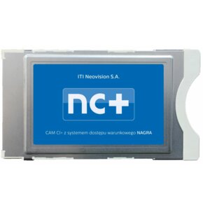 Telewizja na kartę NC+ Usługa TNK Start+ (130 kanałów, 1 m-c na start z Canal +) z modułem cam CI+ NAGRA