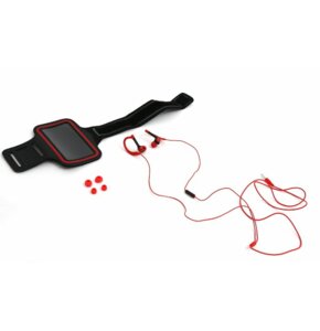 Słuchawki dokanałowe PLATINET PM1070 + Armband Czerwony