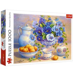 Puzzle TREFL Premium Quality: Niebieski bukiet 10466 (1000 elementów)