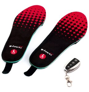 Podgrzewane wkładki do butów GLOVII GW2L (rozmiar L) Czarno-czerwony