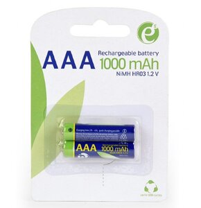 Akumulatorki AAA 1000 mAh GEMBRID (2 szt.)