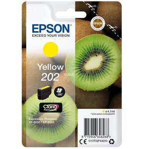Tusz EPSON 202 Żółty 4.1 ml C13T02F44010
