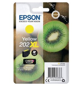 Tusz EPSON 202XL Żółty 8.5 ml C13T02H44010