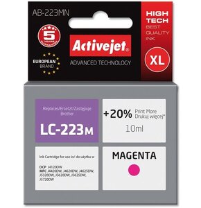 Tusz ACTIVEJET do Brother LC-223M Purpurowy 10 ml AB-223MN
