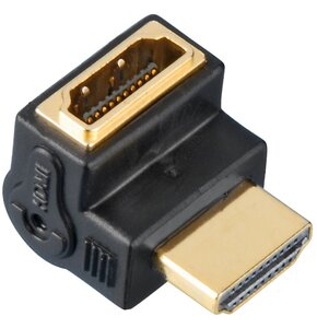 Adapter kątowy HAMA HDMI GN. 90° - HDMI WT.