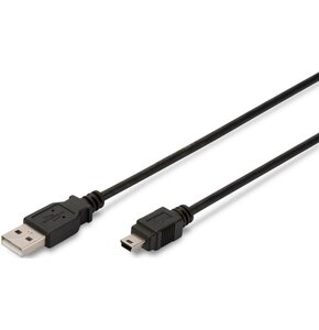 Kabel USB-A - Mini USB-B ASSMANN AK-300108-018-S 1.8 m